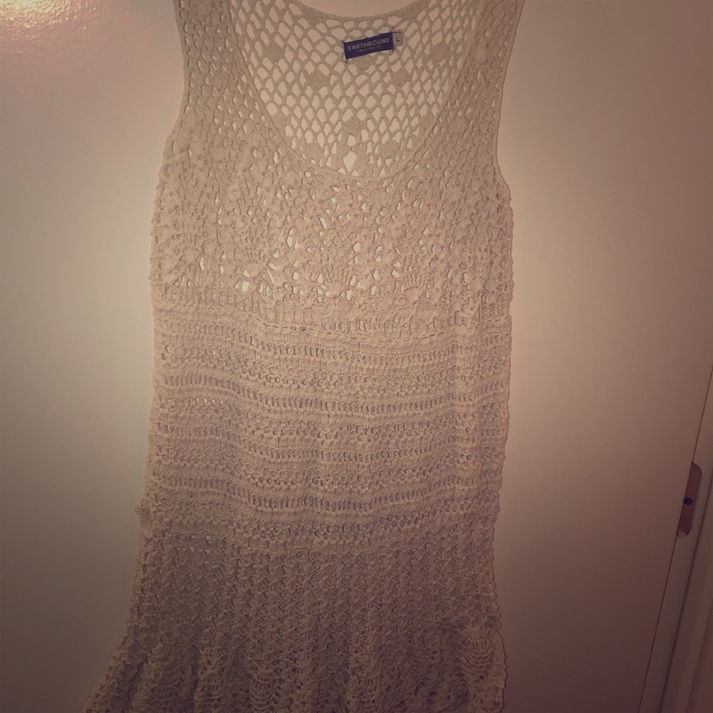 Crochet top white in color
